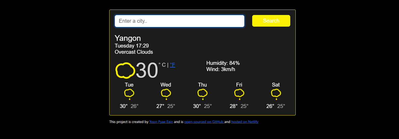 Weather Forecast App